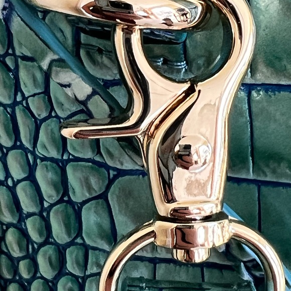 BRAHMIN small  Finley Sea foam OmbreMelbourne Genuine Leather bag - Picture 7 of 9